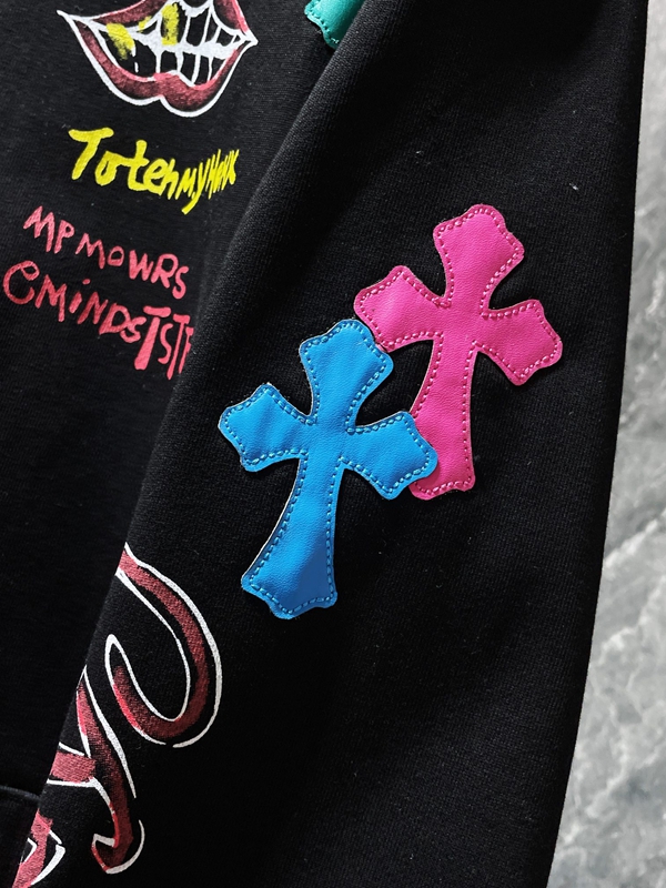 ブランドパーカー角部分ディテール